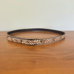 Anthropologie Calf Hair Belt.
